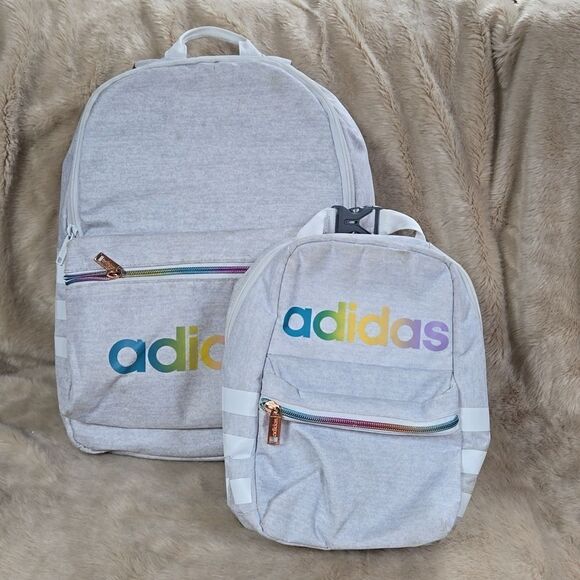 ADIDAS CLASSIC 3S BACKPACK AND LUNCH BAG - Picture 1 of 16